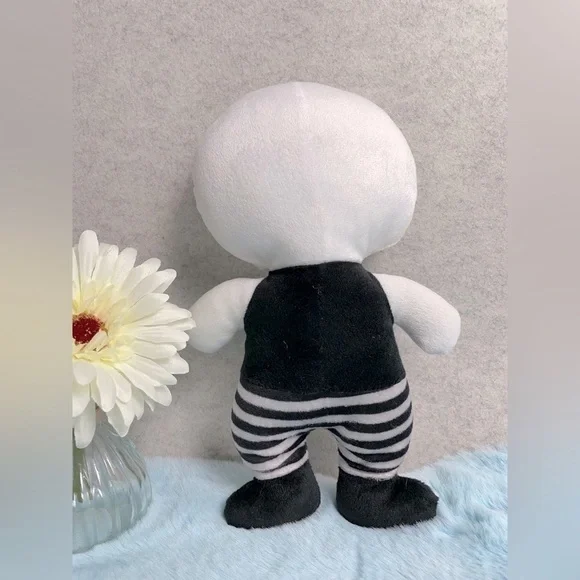 Skeleton Plush Toy - Black and White - Picture 4 of 4